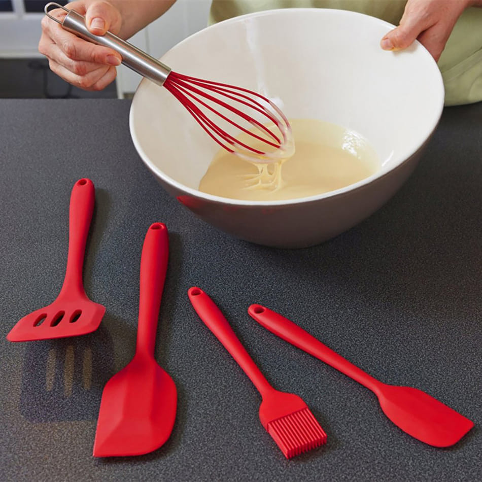 Silicone Kitchen Utensils Assorted Set Of