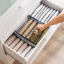 7 Compartments Cloth Organizer - Single Piece