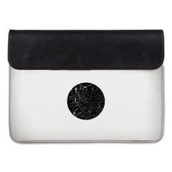 Canvas Laptop Sleeve - Crackle Black