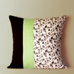 Cushion Cover - Full Bloom Pastel Green - Single Piece