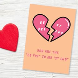 Greeting Card - Best Friend - Single Piece