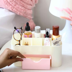 Multipurpose Organizer With Drawer - Single Piece
