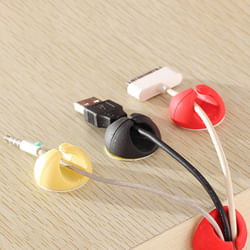 Round Cable Holder - Assorted - Set Of 6