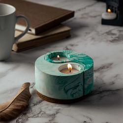 Yin And Yang Candle Holder - Single Piece