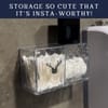 Textured Bathroom Storage Box 