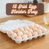Portable 18-Grid Eggs Holder Tray