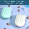 Easy And Compact Press Ice Cube Tray 