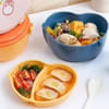 Gift 2-Layered Lunch Box - Bird-Shaped - Peach - Single Piece