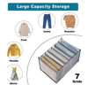 Shop 7 Compartments Cloth Organizer - Single Piece