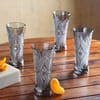 Gift Artistic Strokes Glasses - Set Of 4