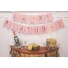 Banner - Happy Birthday Pink And Golden Online