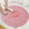 Bath Scrubber Mat - Silicone - Round - Single Piece Online