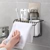 Bathroom Organizer With Napkin holder - Metal - Single Piece Online