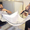 Gift Beard Shaving Apron - White - Single Piece