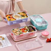 Bento 3 Grid Lunch Box - Assorted - Single Piece Online