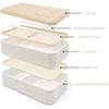 Gift Bento Lunch Box - 2 Layer - Assorted - Single Piece