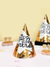 Gift Birthday Caps - Gold - Set Of 10