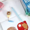 Gift Blue Pen With Popsicle Charm - Assorted - Single Piece