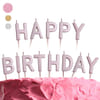 Gift Candle - Happy Birthday Letters