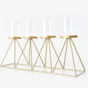 Gift Candle Stand - Pyramid - Glass - Single Piece