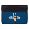 Canvas Laptop Sleeve - Carpe Diem Blue Online
