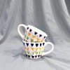 Buy Ceramic Cup - Heart Print - Assorted - Single Piece