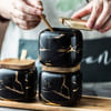 Shop Ceramic Spice Jar With Tray - Assorted - Set Of 3