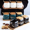 Ceramic Spice Jar With Tray - Assorted - Set Of 3 Online