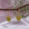 Charming Yellow Butterfly Earrings Online