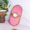 Gift Chip And Dip Platter - Oval - Blush Pink - Single Piece