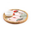 Buy Chip And Dip Platter - Round - Blissful Blooms - Single Piece