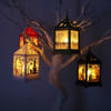 Gift Christmas Hanging Lantern - Assorted - Set Of 2