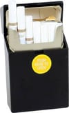 Buy Cigarette Case - Push Button - Black - Single Piecce