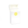 Gift Cigarette Case - Push Button - White - Single Piecce