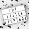 Gift Cinematic Light Box - Rectangle - 11in - Black And White