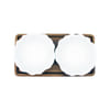 Buy Classy Ceramic Bowls - White - Set Of 2
