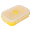 Buy Collaspsible Silicon Lunch Box - 540ml - Yellow