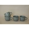 Comet Grey Espresso Tea Cups - Grey - Set Of 4