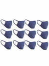Gift Cotton Face Mask - Flat Dust Masks - Navy Blue