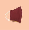 Gift Cotton Face Mask - Reversible - Claret Cross