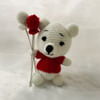 Gift Crochet Balloon Teddy Soft Toy - Single Piece