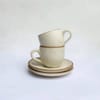 Gift Cup And Saucer - Shwet - Set Of 2