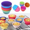 Shop Cup Cake Moulds - Silicone - Reusable - Set Of 6