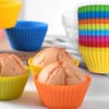 Cup Cake Moulds Silicone Reusable Set Of 6 Online