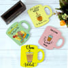Gift Customized Chai Love Coasters - Set of 4
