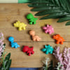 Gift Cute Dinosaur-Shaped Crayons - Set Of 8
