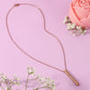 Gift Cylindrical Pendant Chain Personalized