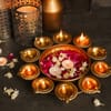 Decor Bowl And Tealight Holder - Diya - Single Piece Online