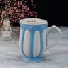 Decorative Vintage Porcelain Tea And Coffee Mug  - Vertical Stripes Online