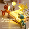 Gift Deer Mini Desk Lamp - Foldable - Assorted - Single Piece